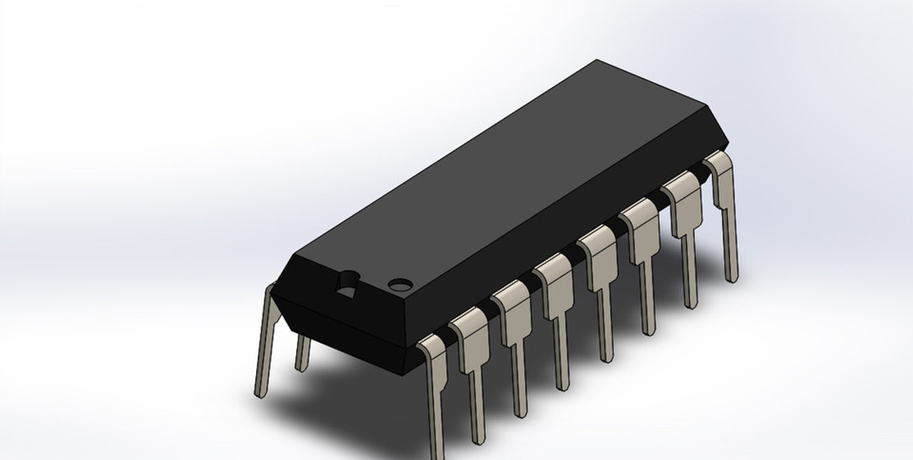 TD62308AP ; Quad non-inverting Transistor Sink Driver 50V 1.5A, DIP-16