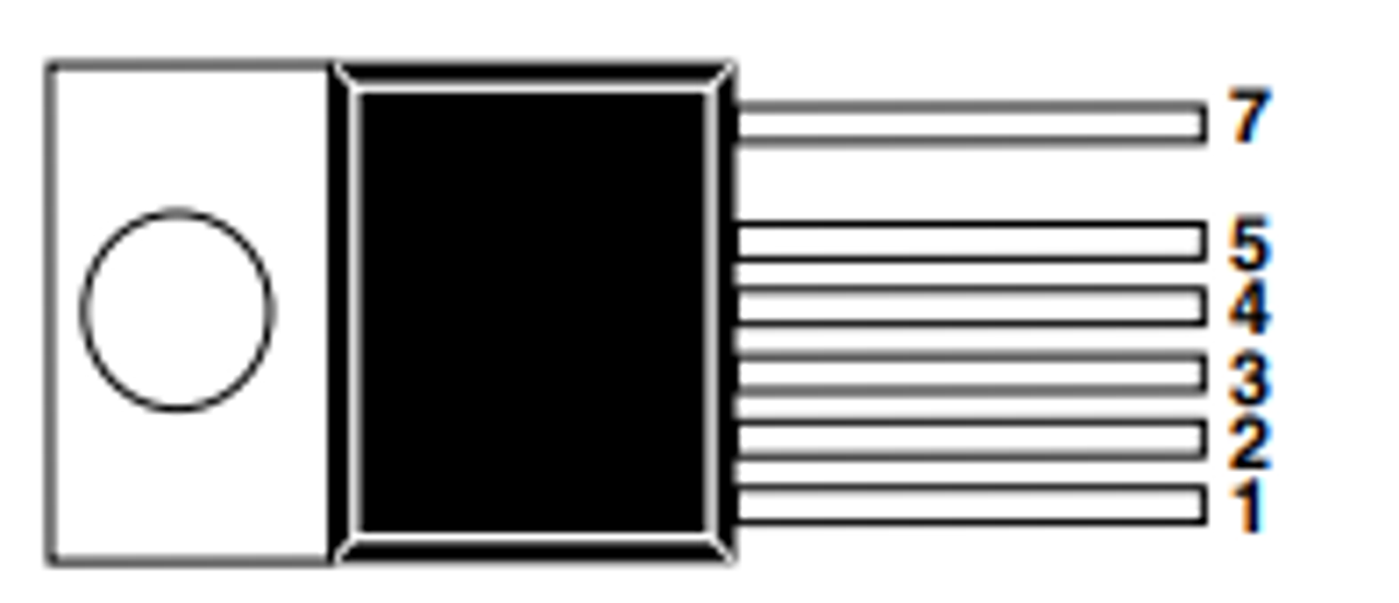TOP244YN ; IC SMPS AC/DC switcher, TO-220-7C