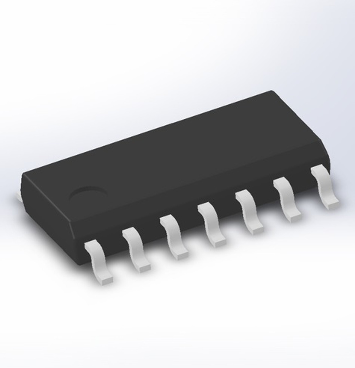 MCP3204-C-I/SL ; 4/8-Channel 12-Bit A/D Converters with SPI, SO-14