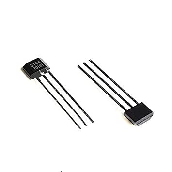 3144 | Magnetic Hall Effect Sensor Switch Digital Output 4.5V-24V, SIP-3