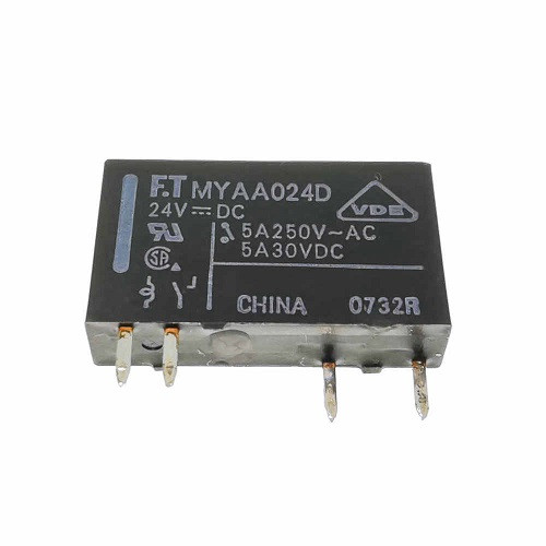 MYAA024D | Relay Electromechanical 24VDC SPST 250V 5A, DIP-4