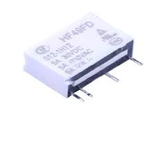 HF49FD Relais 12VDC – SPST-NO, 5A/250VAC, Für Elektronik & Steuerungen