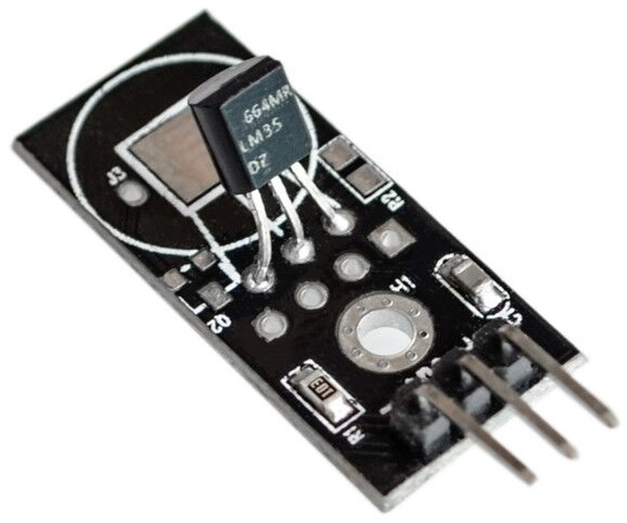 LM35D Module ; Analog Linear Temperature Sensor DC 4V-30V 0-100C