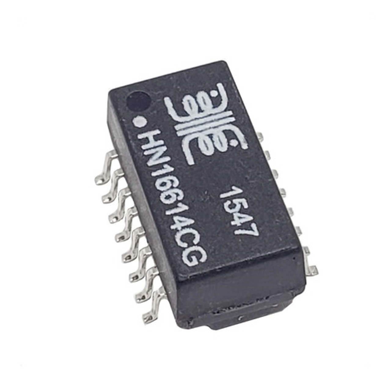 HN16614CG ;  Surface Mountable Miniature size Ethernet Transformer, SMD-16
