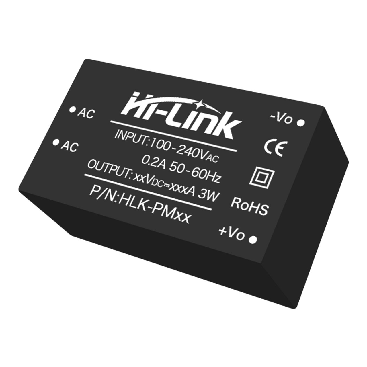 HLK-PM01 ; AC-DC 220V to 5V  3W Mini Power Supply Module