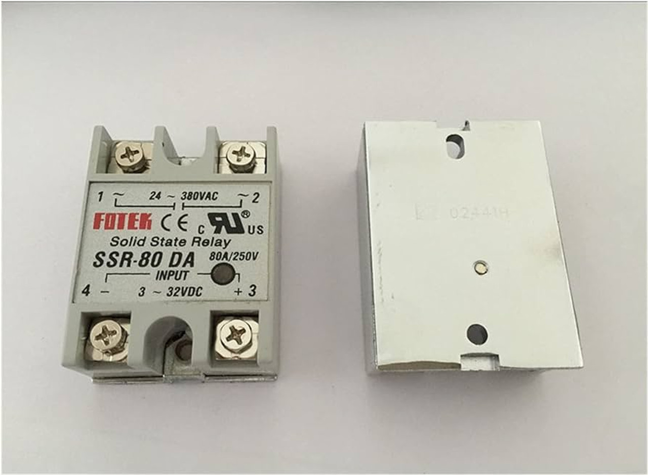 SSR-80DA ; Solid State Relay SSR 24-380VAC 80A Control:4-32VDC
