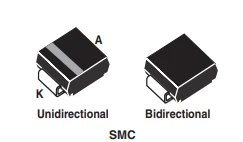 SMCJ18CA (FBL) | Diode Single TVS-Bi 18V 20V-21.1V 1500W, SMC