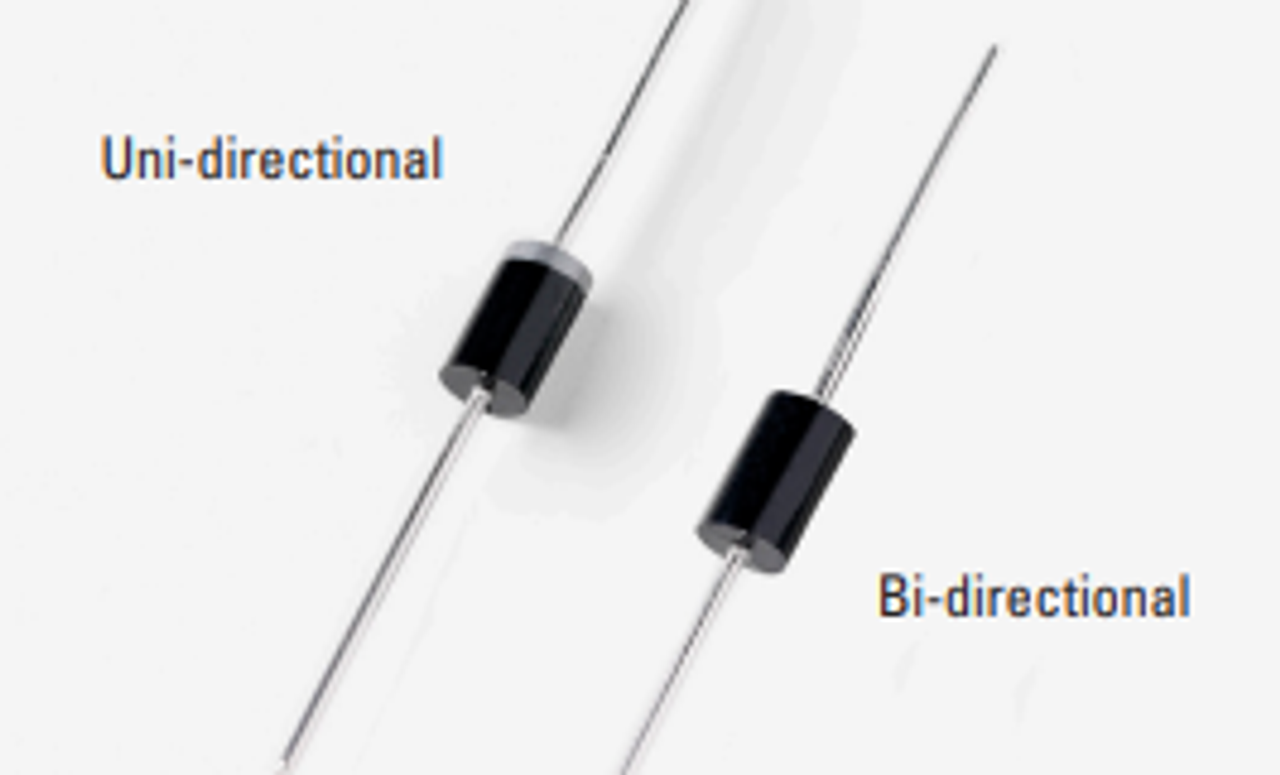 P6KE18CA ; Transient Voltage Suppressor TVS Bi-directional 17.1V, DO-15