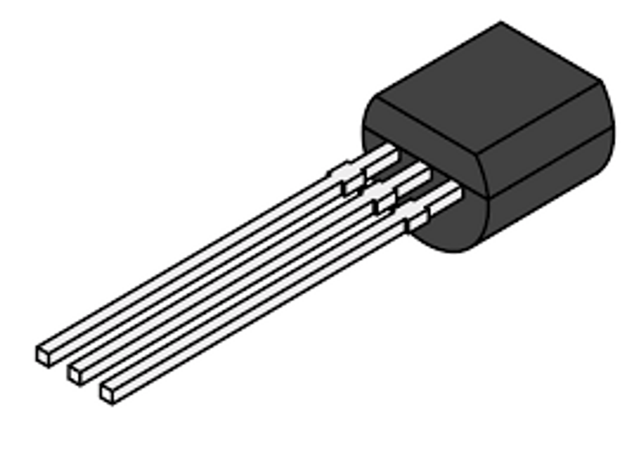 BC307A ; Transistor PNP 45V 100mA 0.5W 130MHz, TO-92