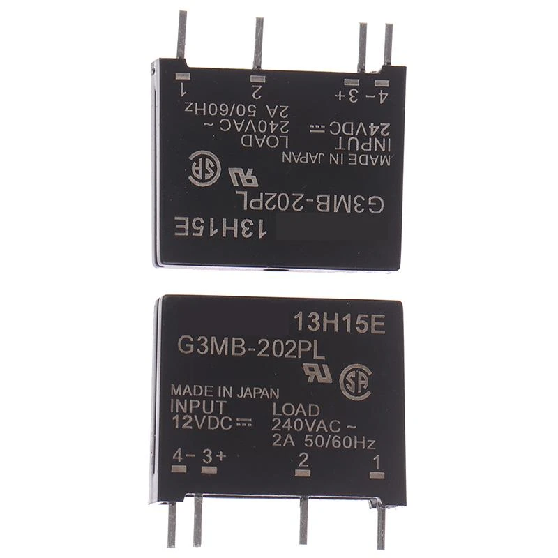 G3MB-202PL-12VDC | Solid State Relay SSR 12VDC 240VAC 2A, SIL-4