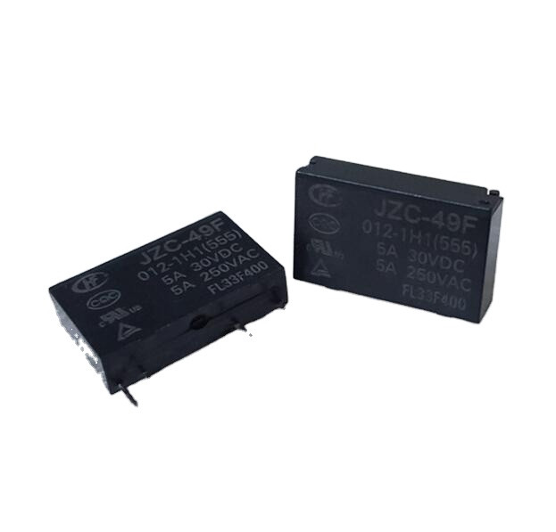 JZC-49F-012-1H1 | Relay Electromechanical 12VDC SPST 5A, SIL-4