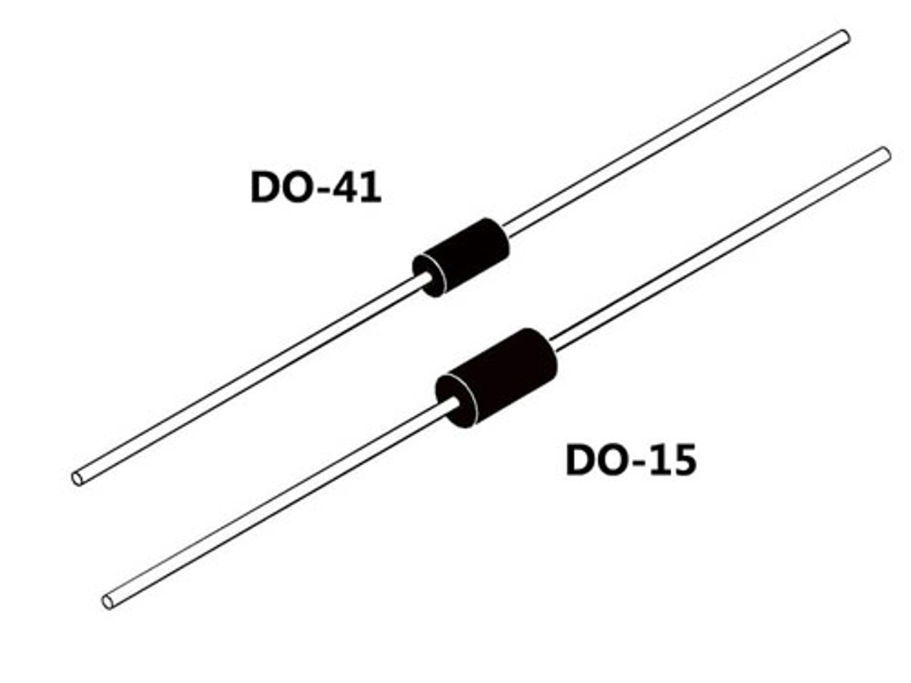 RP1H ; Fast Diode 2000V 0.1A 50ns, DO-15L