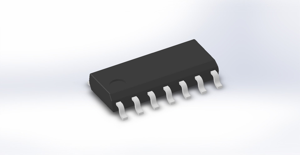 2374I_TLV2374IDR ; IC OpAmp Quad Rail-to-Rail, SO-14