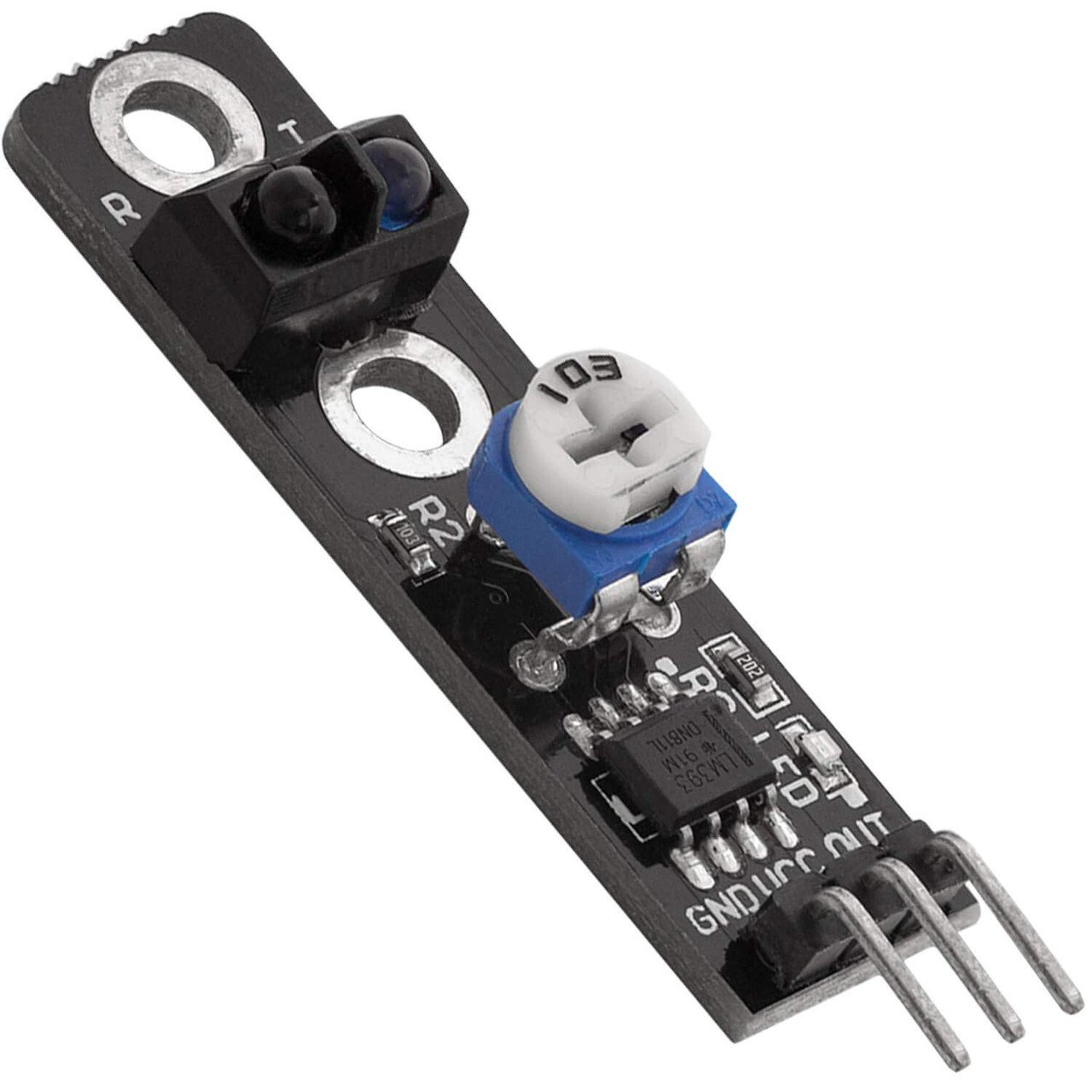 TCRT5000-Module ; Sensor Infra-Red-IR Line-Tracker-with-LM393
