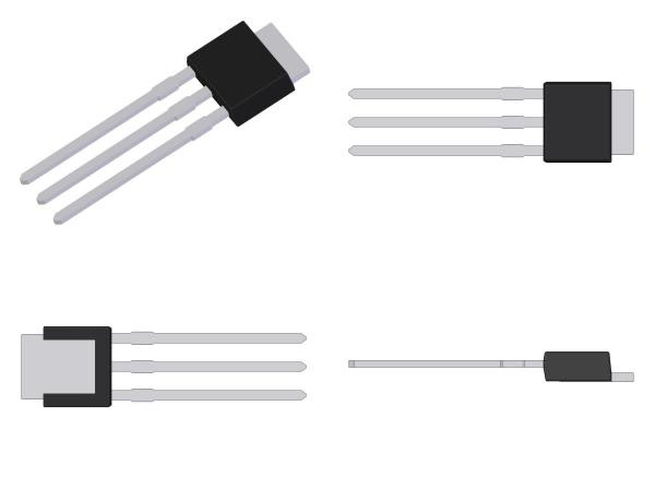 FU024N | Transistor N-MOSFET 55V 17A 45W 75mΩ, TO-251 IPAK