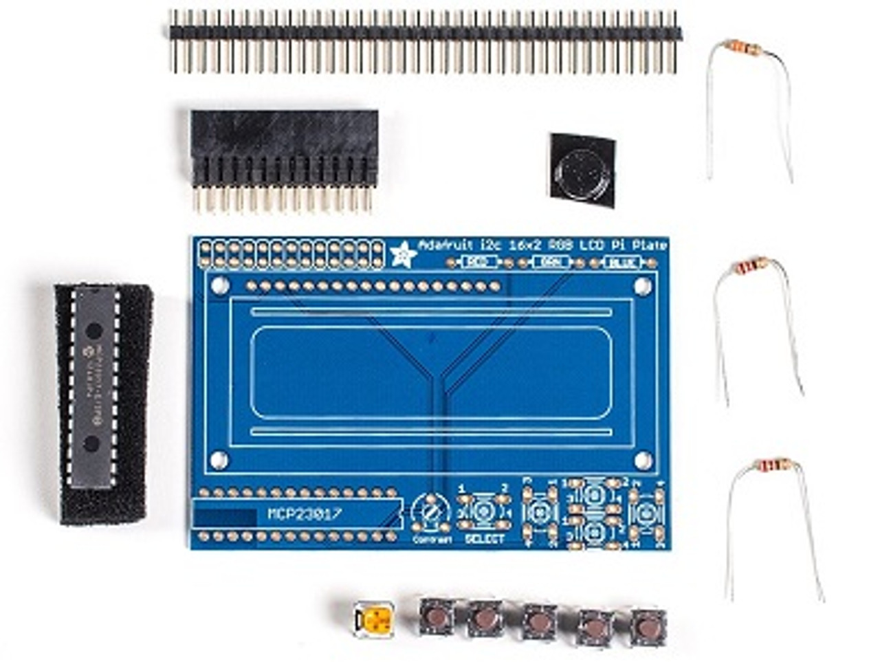 Adafruit I2C 16x2 RGB LCD Pi Plate
