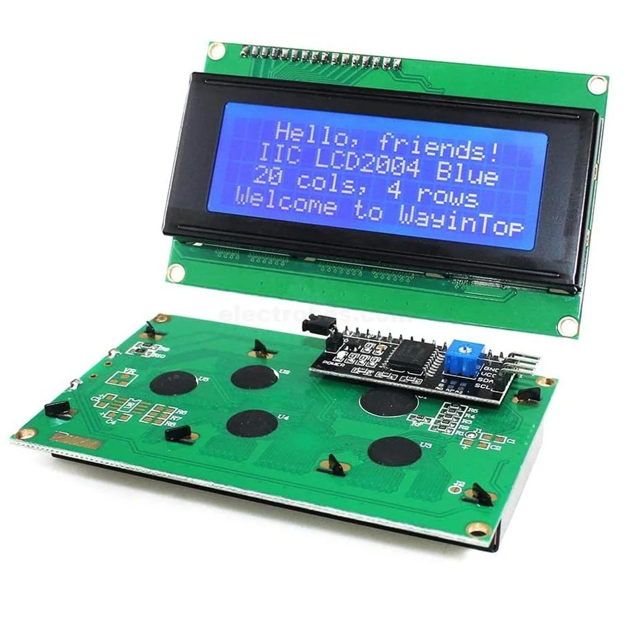 2004A LCD Screen with IIC/I2C 20x4