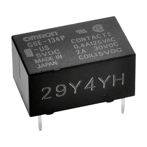 G6E-134P-US ; Relay Electromechanical 5VDC 2A SPDT, DIP-5