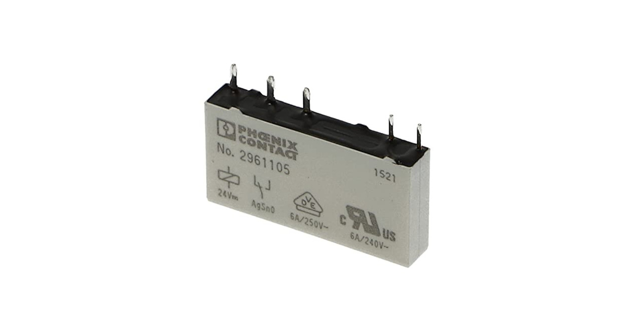 2961105 | Relay Electromechanical 24VDC SPDT 6A, DIP-5
