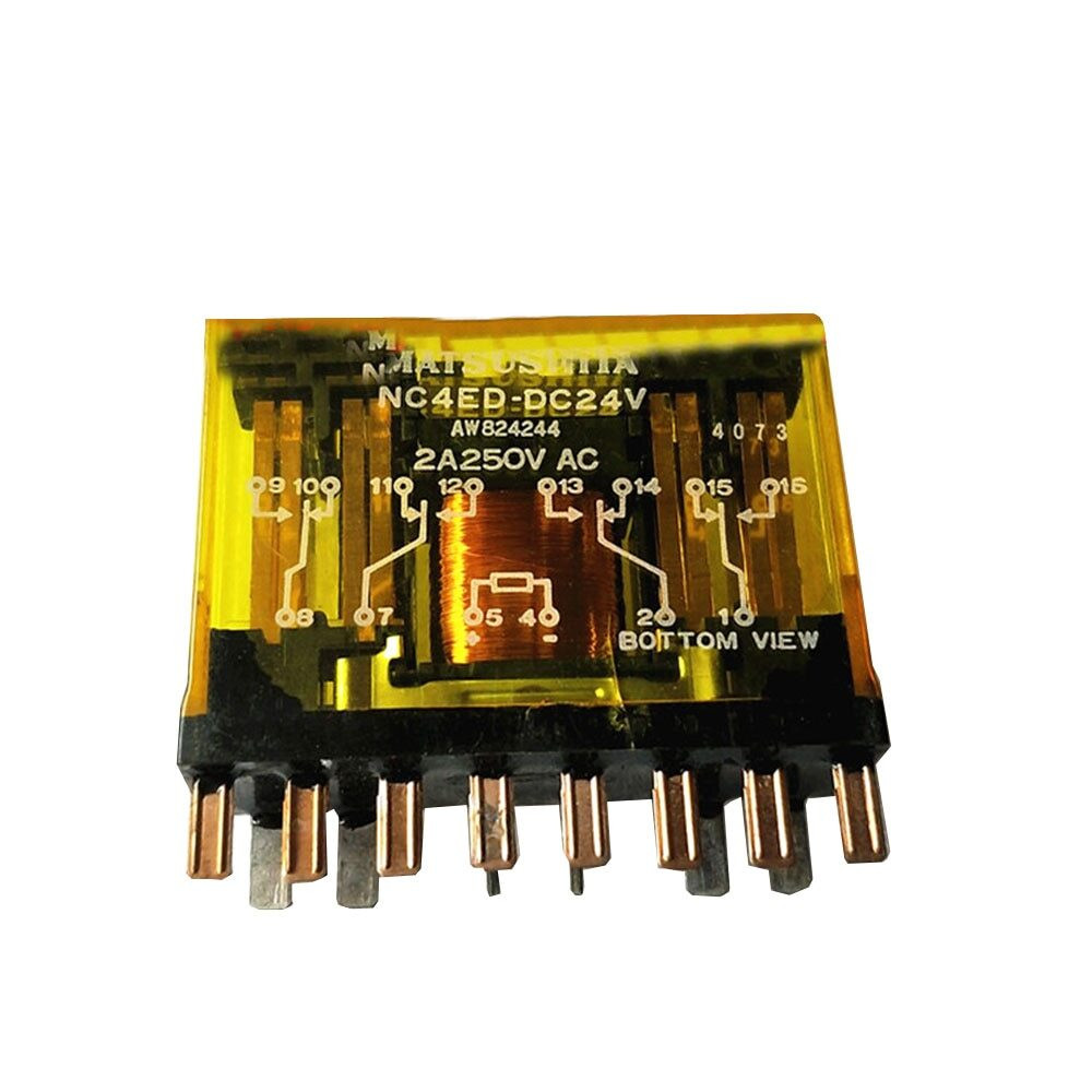 NC4ED-DC24V | Relay Electromechanical 24VDC QPDT 2A, DIP-14