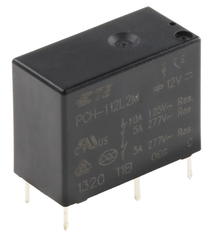 PCH-112L2M ; Relay 12VDC SPST , DIP-4