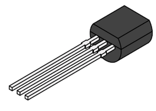 KSP92 : MPSA92 ; Transistor PNP 300V 0.5A 1.5W 50MHz, TO-92 EBC