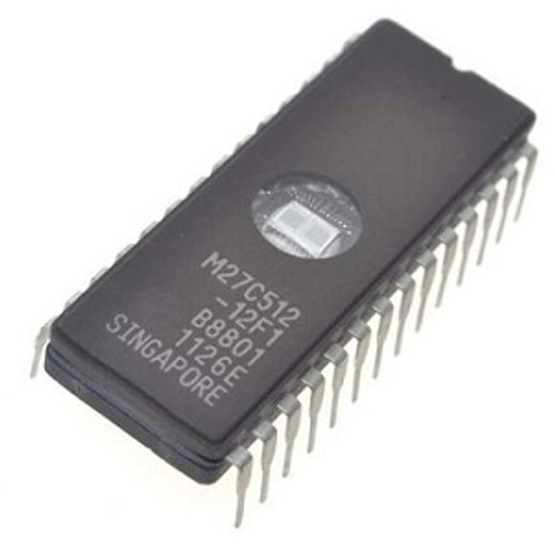 M27C512-12F1 ; Memory UV EPROM, DIP-28-W