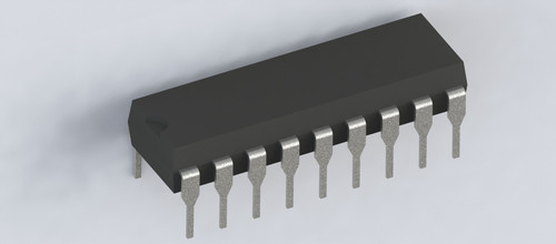 MIC5842YN ; 8-Bit Serial-Input Latched Drivers, DIP-18