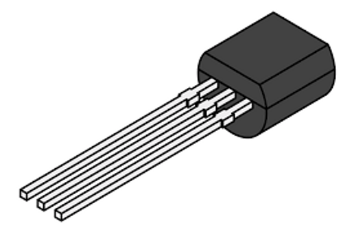 S8050 ; Transistor NPN 20V 0.7A 1W 100MHz, TO-92 EBC