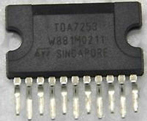 TDA7253 ; Audio Power Amplifier 8W, ZIP-11