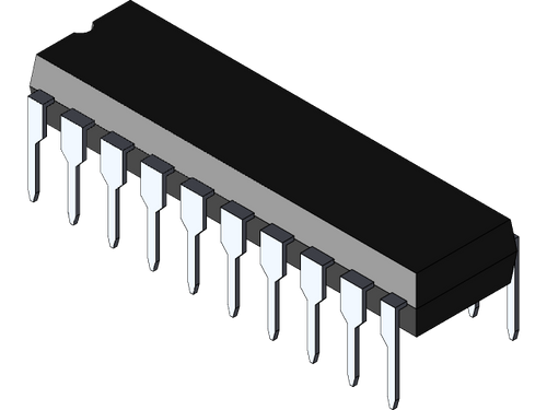 ATTINY261-20PU ; 8-bit Microcontroller 2K Bytes Flash Memory, DIP-20