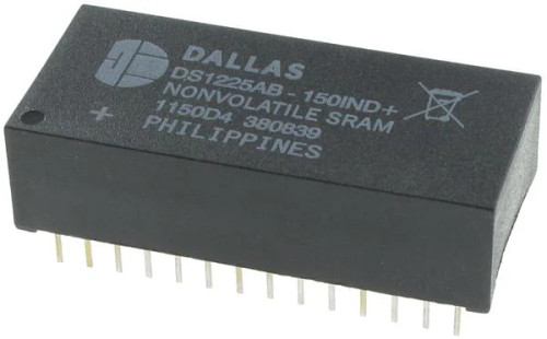 DS1225AB-150+ ; Memory RAM with built-in Battery, DIP-28