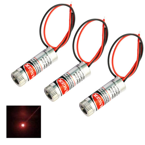 Laser Light ; Diode Laser Red-Dot-Point-650nm-5mW-Adjustable-Focus