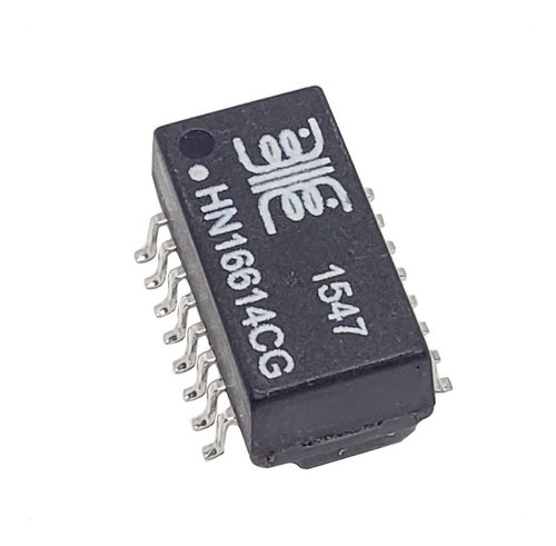 HN16614CG ;  Surface Mountable Miniature size Ethernet Transformer, SMD-16