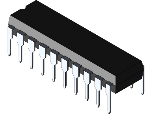 AT89C2051-24PU ; 8-Bit Microcontroller 2K Bytes Flash, DIP-20