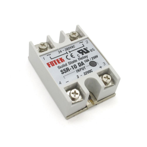 SSR-10DA ; SCR Solid State Relay SSR 24-380VAC 10A Control:4-32VDC