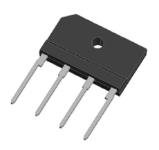 KBJ608G | Diode Bridge-1ph Standard 800V 6A, KBJ_SIL-4