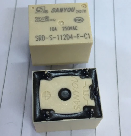SRD-S-112D4-F-C1 | Relay Electromechanical 12VDC SPDT 10A, DIP-5
