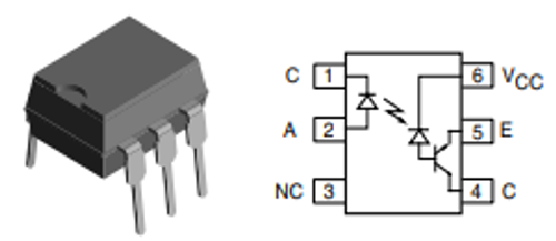 SFH636 ; Optocoupler Transistor Output 1Mbd, DIP-6