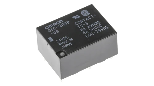 G6C-2114P-US-24VDC | Relay Electromechanical 24VDC SPST 8A, DIP-6
