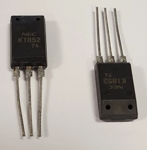 2SK1852 (K1852) | Transistor FET N-MOSFET 100V 10A 1.8W 0.12Ω-Protected, TO-126F
