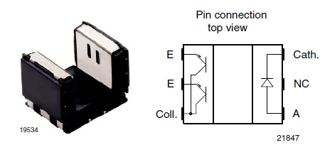 TCUT1300X01 ; Sensor Optical Photointerrupter Slotted-3mm-Dual, SMD-6