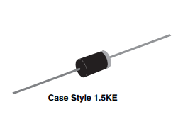 1.5KE30A ; Diode Single TVS-Uni 25.6V 28.5V-31.5V 1500W, DO-201AD