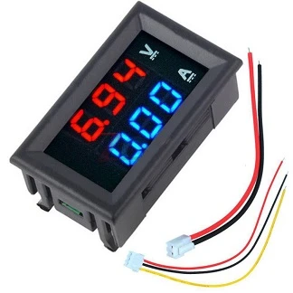 Ammeter Panel type 0-100VDC 0-10ADC (Voltmeter) | - -,