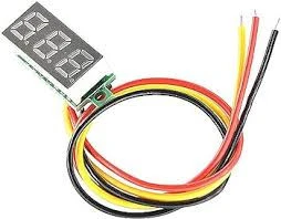 DC-Digital-Voltmeter-3-wire-Voltage-0.28-inch-Yellow- LED | - -