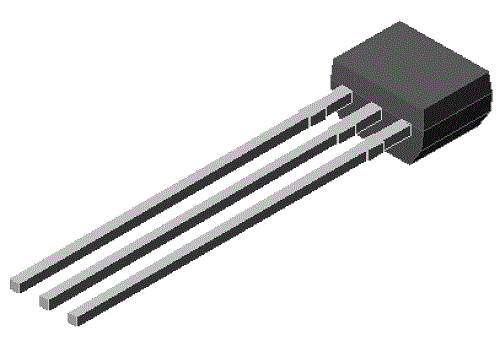 C101_KRC101M ; Transistor NPN 50V 0.1A 0.4W Built-in Resistors, TO-92M