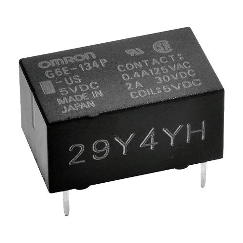 G6E-134P-US | Relay Electromechanical 5VDC SPDT 2A, DIP-5
