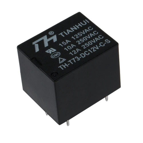 TH-T73-DC12V-C-S | Relay Electromechanical 12VDC 10A SPDT, DIP-5