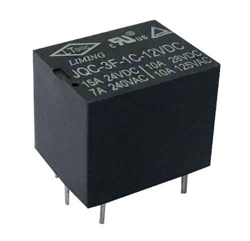 JQC-3F-1C-12VDC | Relay Electromechanical 12VDC 7A SPDT, DIP-5