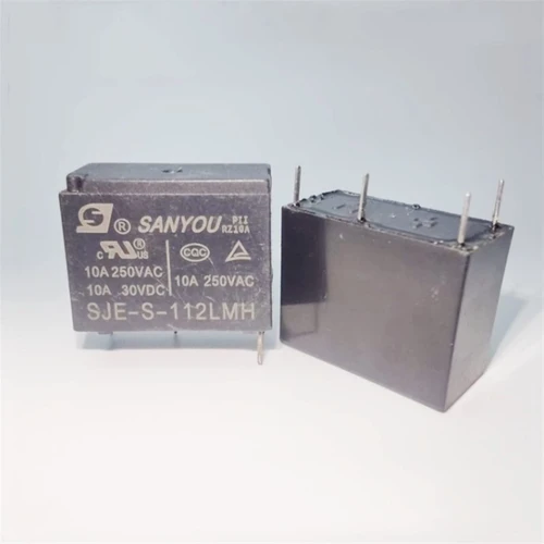 SJE-S-112LMH | Relay Electromechanical 12VDC 10A SPST, DIP-4